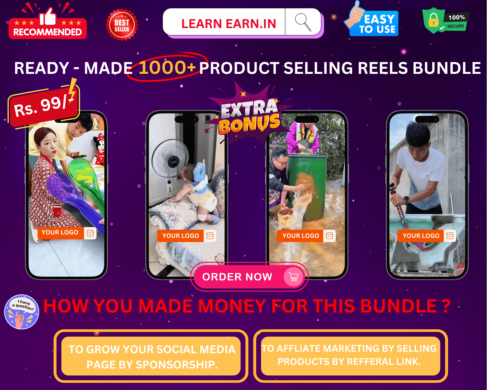 Product Selling Reels Bundle