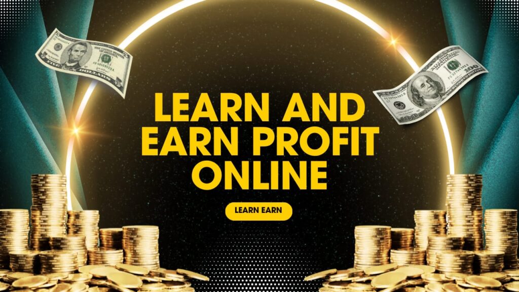 Learn and Earn Profits Online