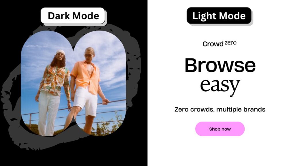 Dark Mode vs Light Mode: Which is Better for E-Commerce Websites?