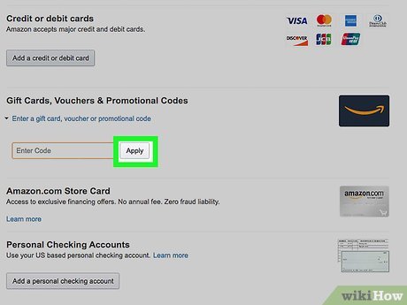 Apply Amazon Gift Card